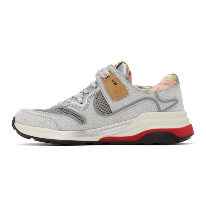 GUCCI GUCCI SILVER SPARKLING ULTRAPACE SNEAKERS