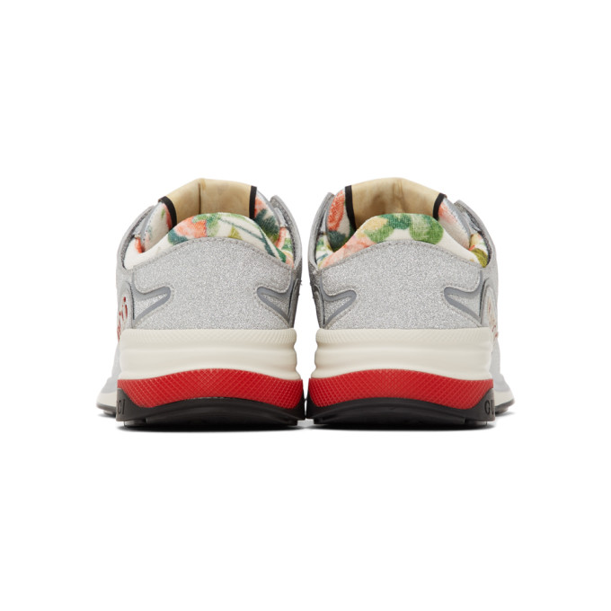 GUCCI GUCCI SILVER SPARKLING ULTRAPACE SNEAKERS