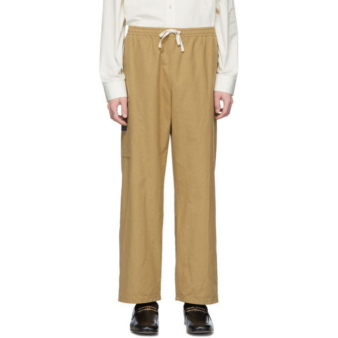 GUCCI GUCCI TAN GUCCI ORGASMIQUE CARGO PANTS