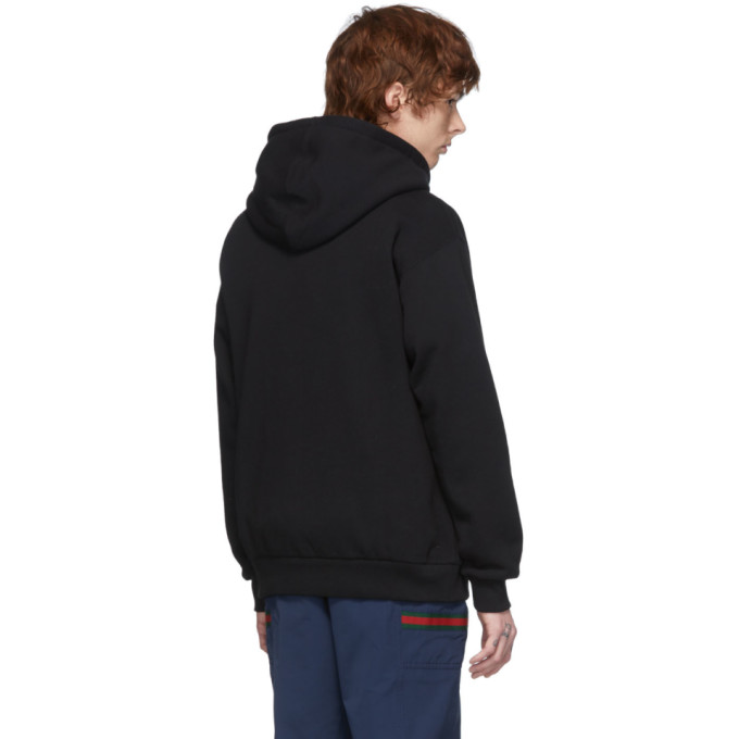 GUCCI GUCCI BLACK GUCCI BOUTIQUE HOODIE