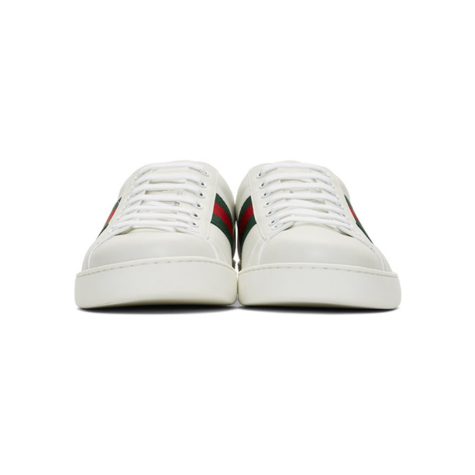 GUCCI GUCCI OFF-WHITE ACE SNEAKERS