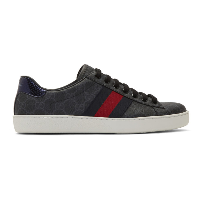 gucci new ace sneakers black