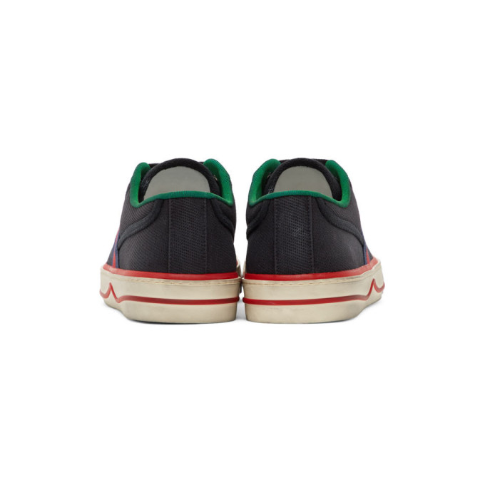 GUCCI BLACK GG 'GUCCI TENNIS 1977' SNEAKERS
