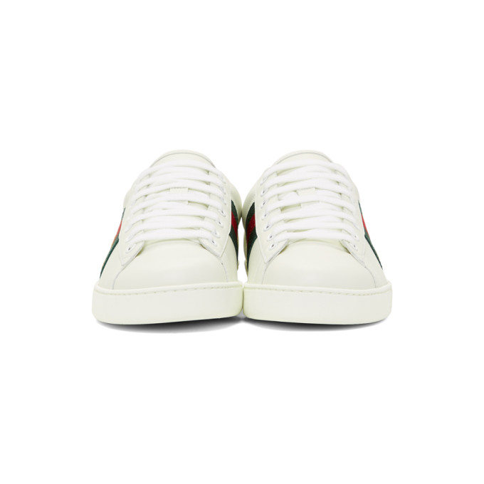 GUCCI White Bee New Ace Sneakers