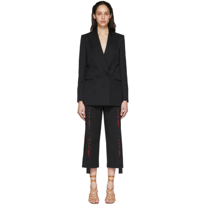 STELLA MCCARTNEY STELLA MCCARTNEY BLACK WE ARE THE WEATHER LUISA BLAZER