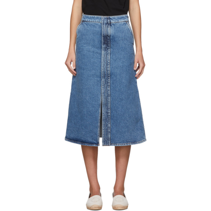 stella mccartney denim skirt