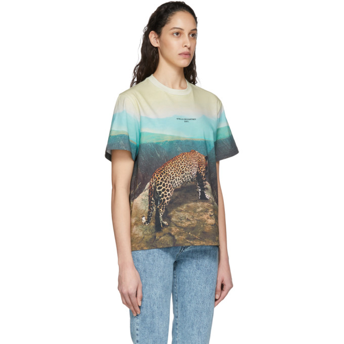 STELLA MCCARTNEY STELLA MCCARTNEY MULTICOLOR LEOPARD 2001 T-SHIRT