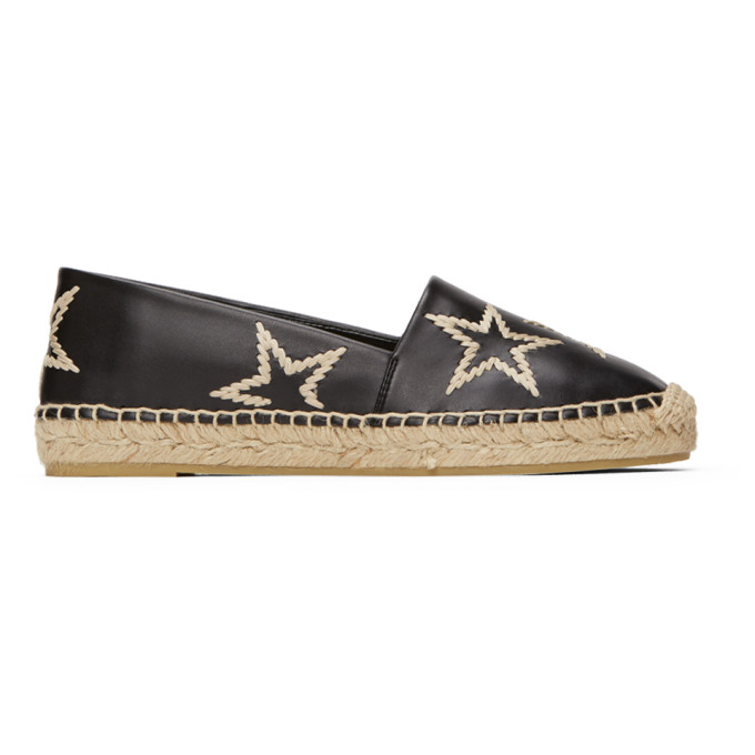 STELLA MCCARTNEY STELLA MCCARTNEY BLACK SELENE STAR ESPADRILLES