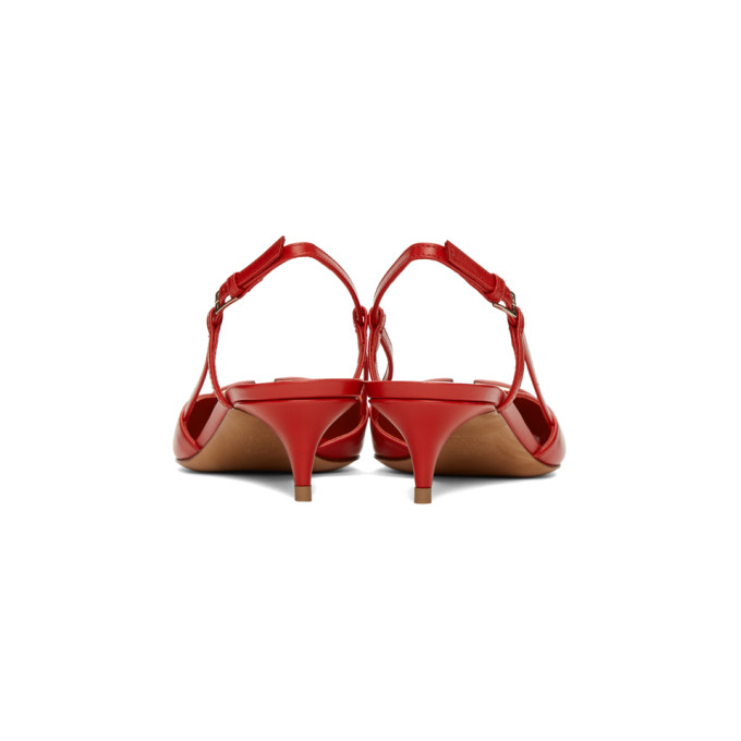 VALENTINO VALENTINO RED VALENTINO GARAVANI VLOGO SLINGBACK HEELS