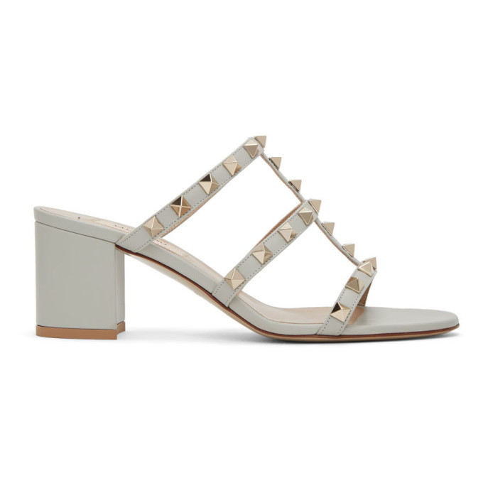 VALENTINO GARAVANI VALENTINO GREEN VALENTINO GARAVANI ROCKSTUD SANDALS