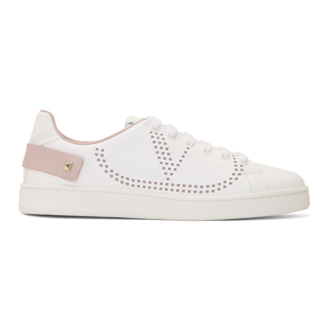 VALENTINO VALENTINO WHITE VALENTINO GARAVANI VLOGO BACKNET SNEAKERS