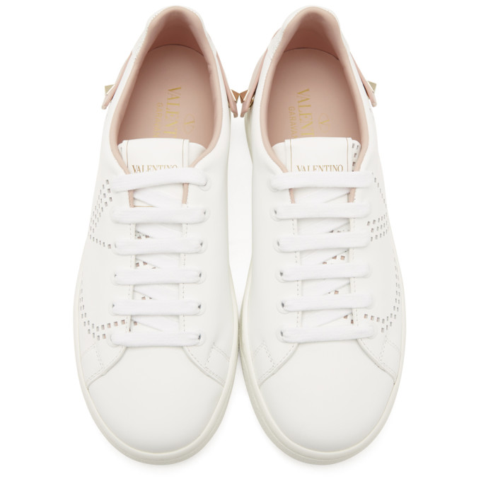 VALENTINO VALENTINO WHITE VALENTINO GARAVANI VLOGO BACKNET SNEAKERS