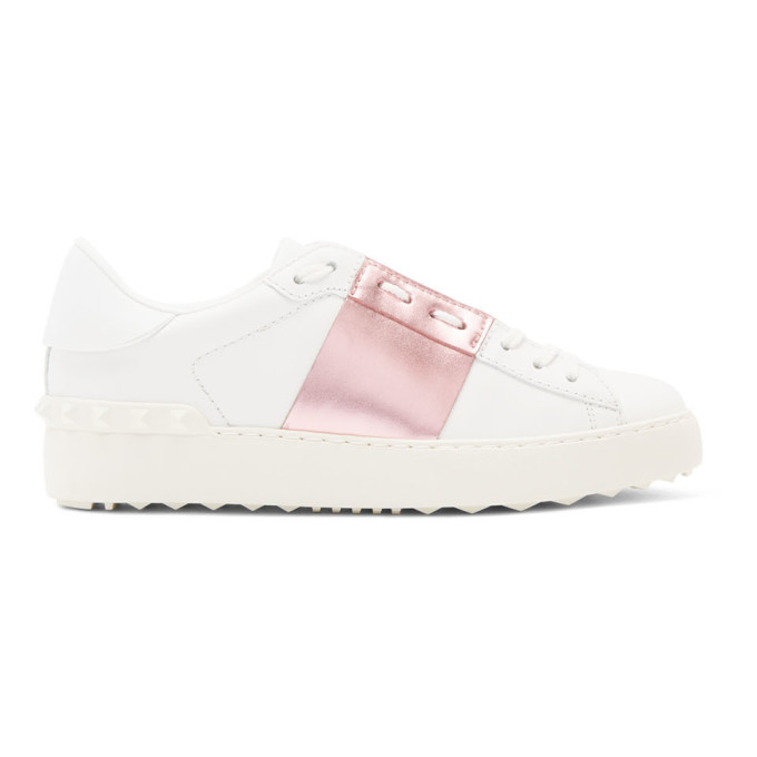 valentino open sneaker pink
