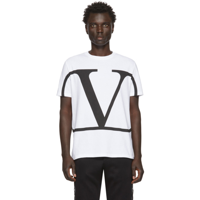 Valentino White VLogo T-Shirt