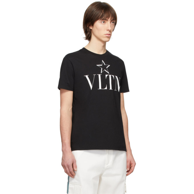 VALENTINO VALENTINO BLACK VLTN STAR T-SHIRT