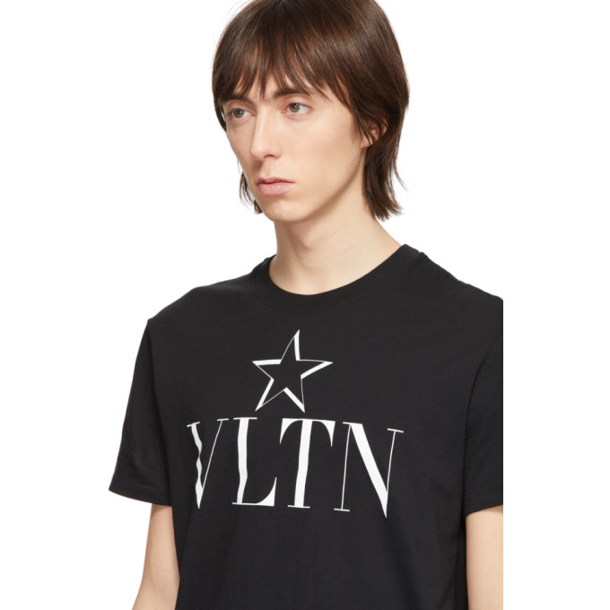 VALENTINO VALENTINO BLACK VLTN STAR T-SHIRT