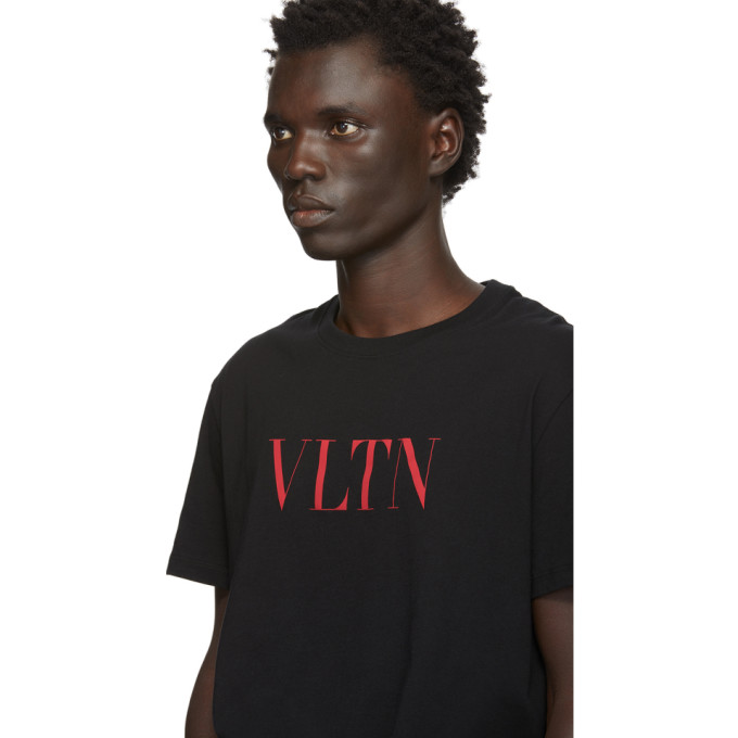 Valentino Black and Red VLTN T-Shirt 