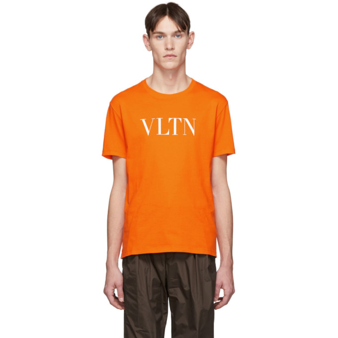 VALENTINO ORANGE 'VLTN' T-SHIRT