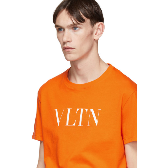 VALENTINO ORANGE 'VLTN' T-SHIRT