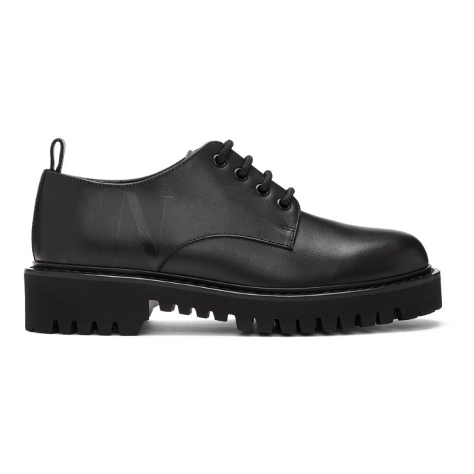 VALENTINO GARAVANI VALENTINO BLACK VALENTINO GARAVANI VLTN DERBYS