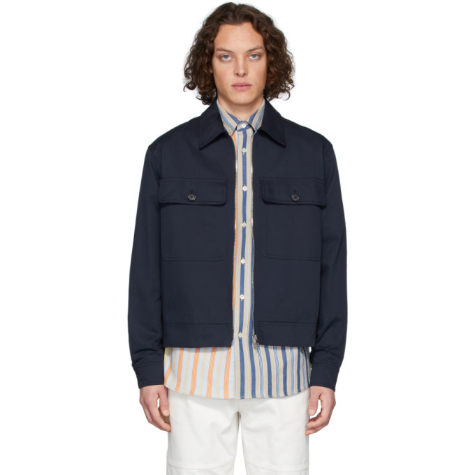 JW ANDERSON JW ANDERSON NAVY WORKWEAR JACKET