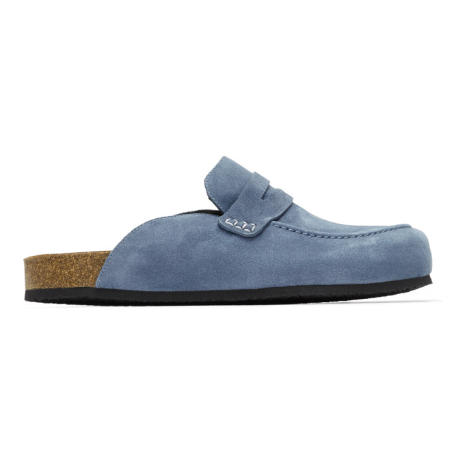 JW ANDERSON JW ANDERSON BLUE LOAFER MULES