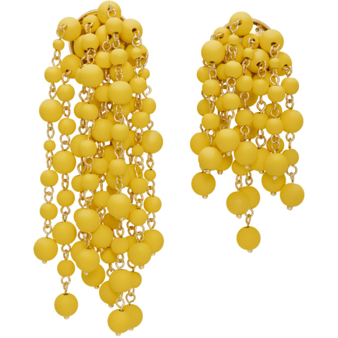 JACQUEMUS JACQUEMUS YELLOW LES MIMOSAS EARRINGS