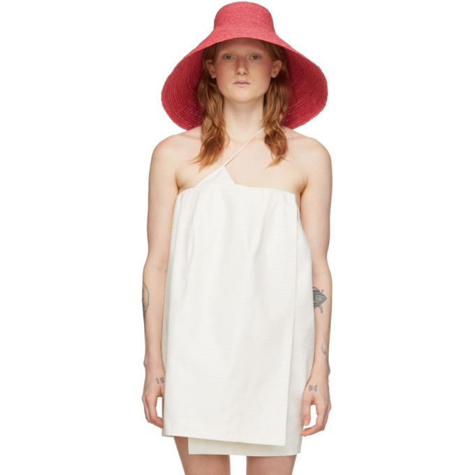 JACQUEMUS JACQUEMUS PINK LE CHAPEAU VALENSOLE BEACH HAT