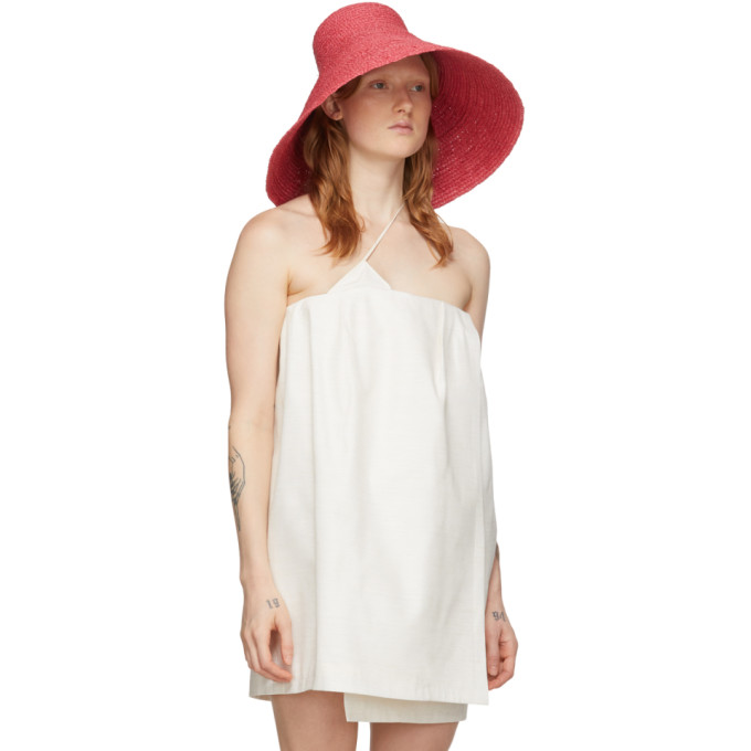 JACQUEMUS JACQUEMUS PINK LE CHAPEAU VALENSOLE BEACH HAT