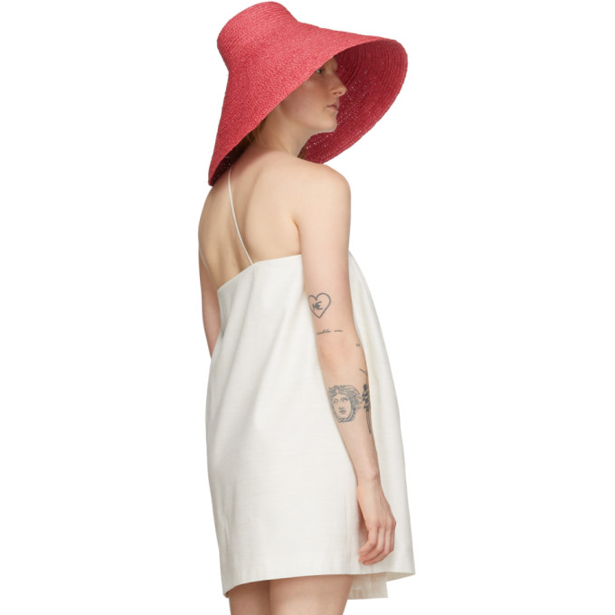 JACQUEMUS JACQUEMUS PINK LE CHAPEAU VALENSOLE BEACH HAT