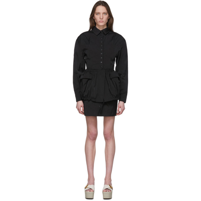 JACQUEMUS JACQUEMUS BLACK LA dressing gown CUEILLETTE DRESS