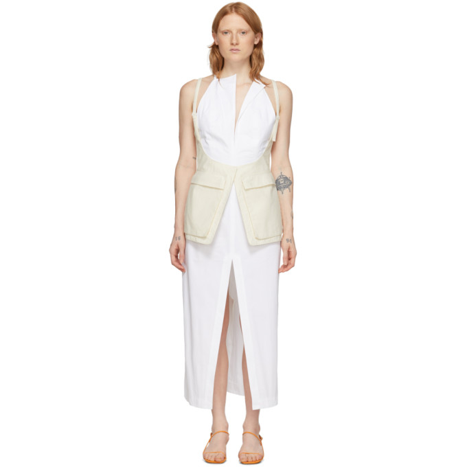 JACQUEMUS JACQUEMUS WHITE LA ROBE ASCEA DRESS