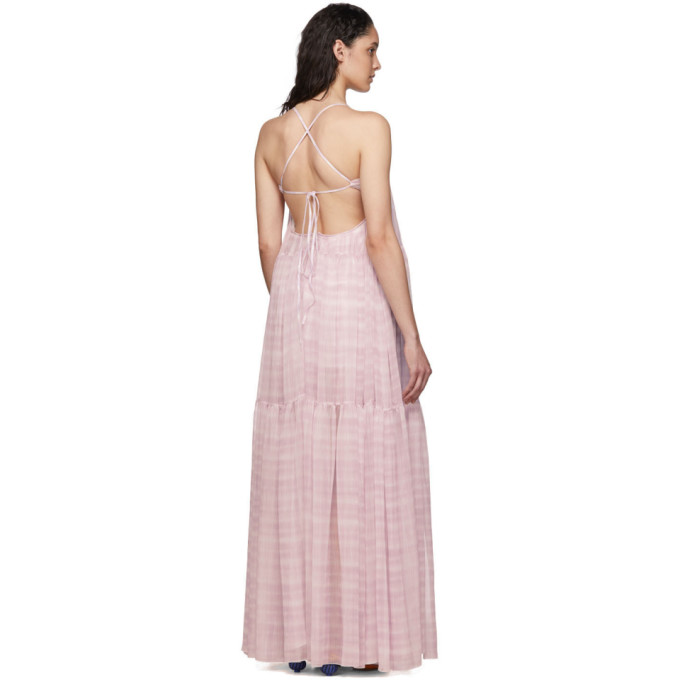 JACQUEMUS JACQUEMUS PINK LA ROBE MISTRAL DRESS