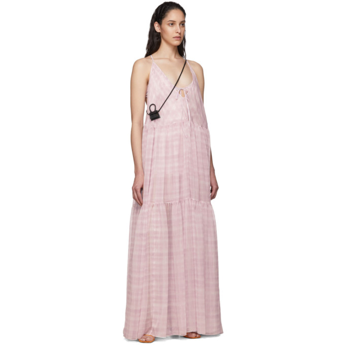 JACQUEMUS JACQUEMUS PINK LA ROBE MISTRAL DRESS