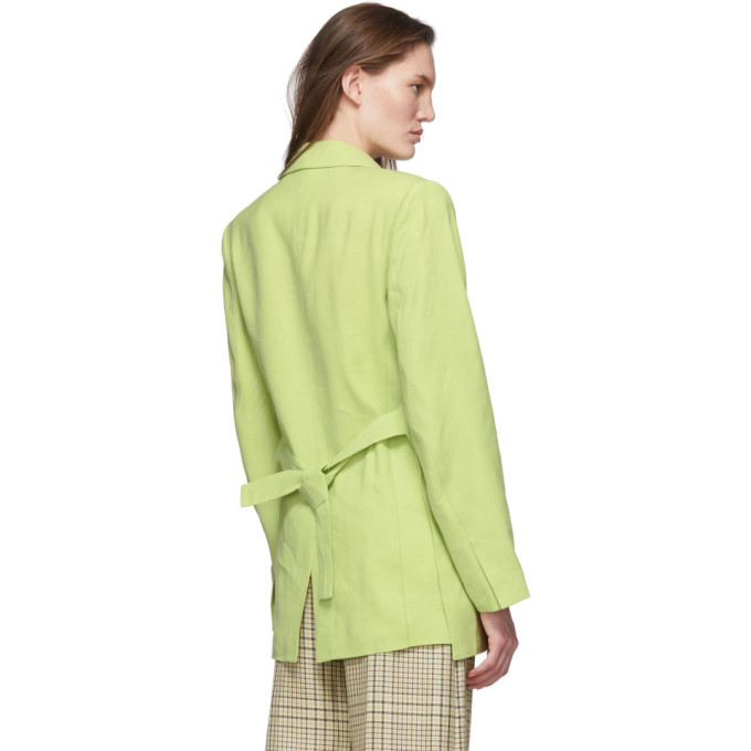 JACQUEMUS JACQUEMUS GREEN LA VESTE TABLIER BLAZER