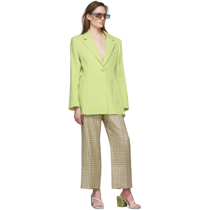 JACQUEMUS JACQUEMUS GREEN LA VESTE TABLIER BLAZER