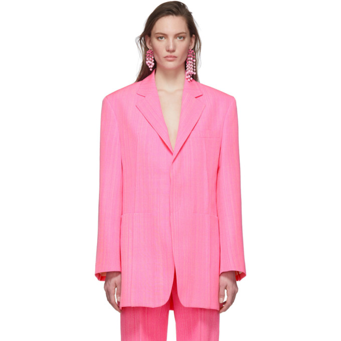 JACQUEMUS Pink 'La Veste D'Homme' Blazer