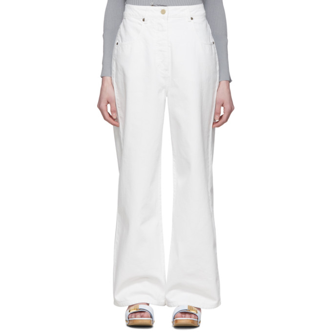 Jacquemus White Le Jean De Nimes Jeans