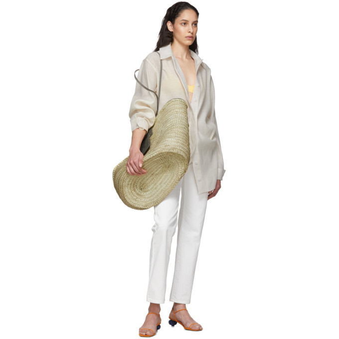 JACQUEMUS JACQUEMUS WHITE LE JEAN JEANS