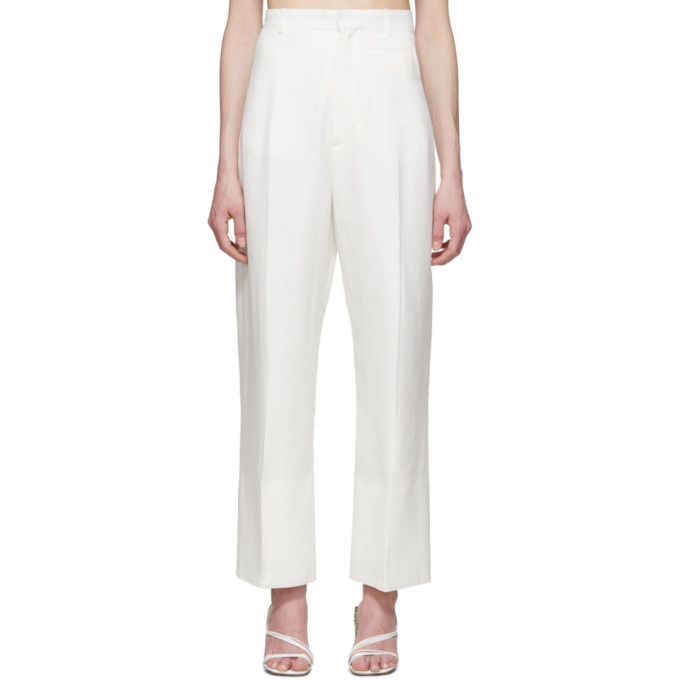 JACQUEMUS JACQUEMUS 白色 LE PANTALON SANTON 长裤