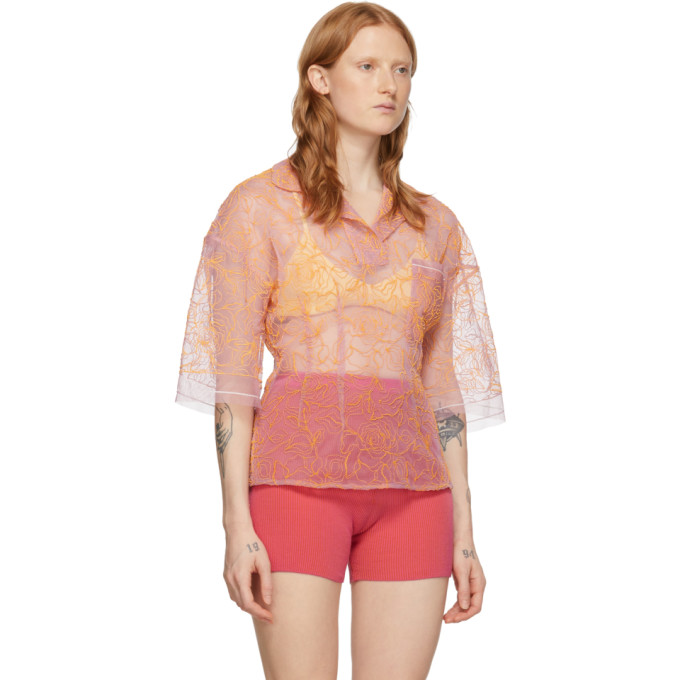JACQUEMUS Pink 'Le Polo Lavandou' Polo