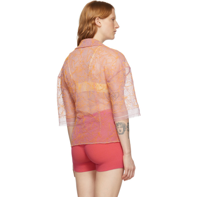 JACQUEMUS Pink 'Le Polo Lavandou' Polo