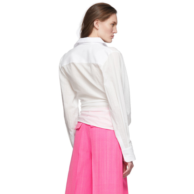 JACQUEMUS JACQUEMUS WHITE LA CHEMISE BAHIA SHIRT