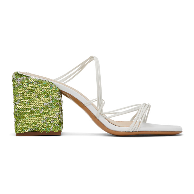 JACQUEMUS JACQUEMUS WHITE LES MULES ESTELLO SANDALS