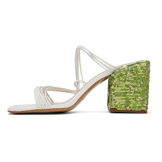 JACQUEMUS JACQUEMUS WHITE LES MULES ESTELLO SANDALS