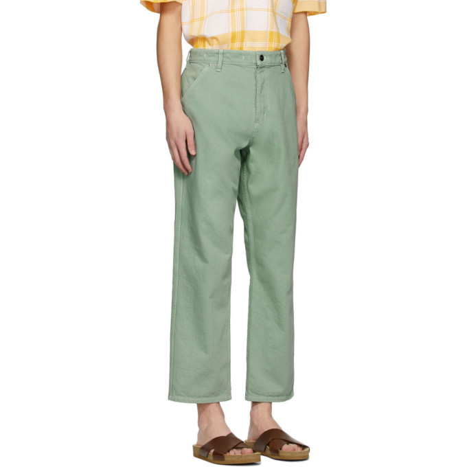 JACQUEMUS JACQUEMUS GREEN LE DE NIMES JEANS