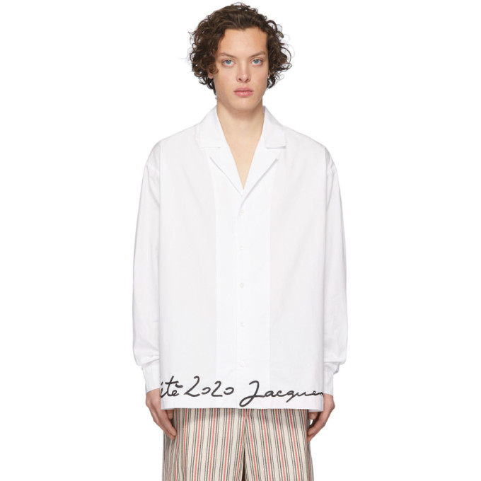 JACQUEMUS JACQUEMUS WHITE LA CHEMISE COUP DE SOLEIL SHIRT