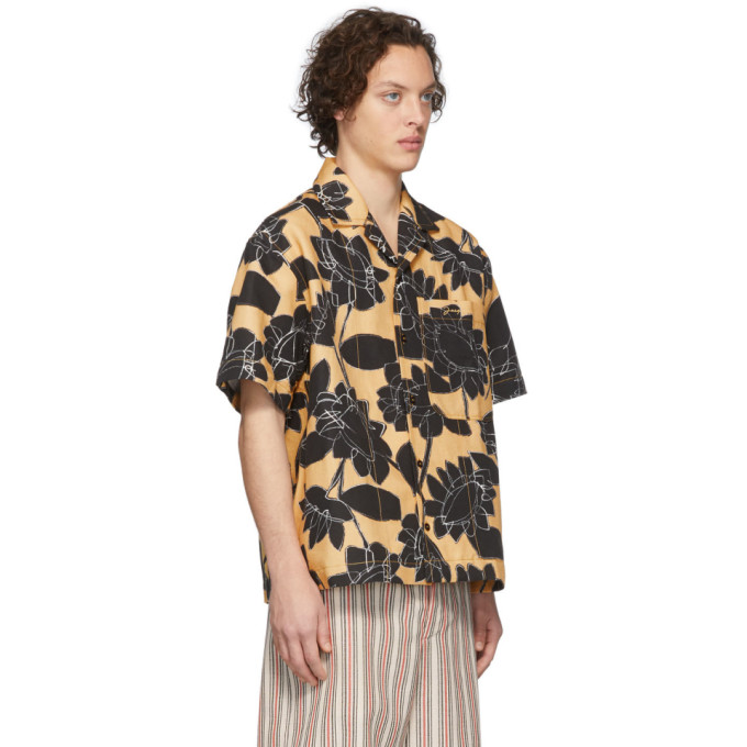 JACQUEMUS JACQUEMUS YELLOW LA CHEMISE JEAN SHORT SLEEVE SHIRT