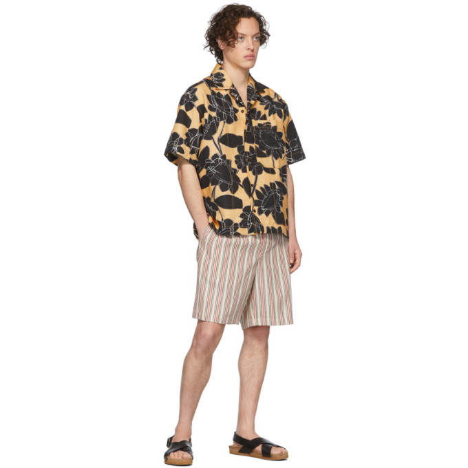 JACQUEMUS JACQUEMUS YELLOW LA CHEMISE JEAN SHORT SLEEVE SHIRT