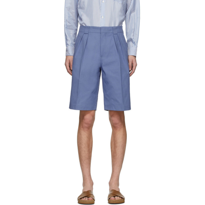 JACQUEMUS JACQUEMUS BLUE LE SHORT DE COSTUME SHORTS